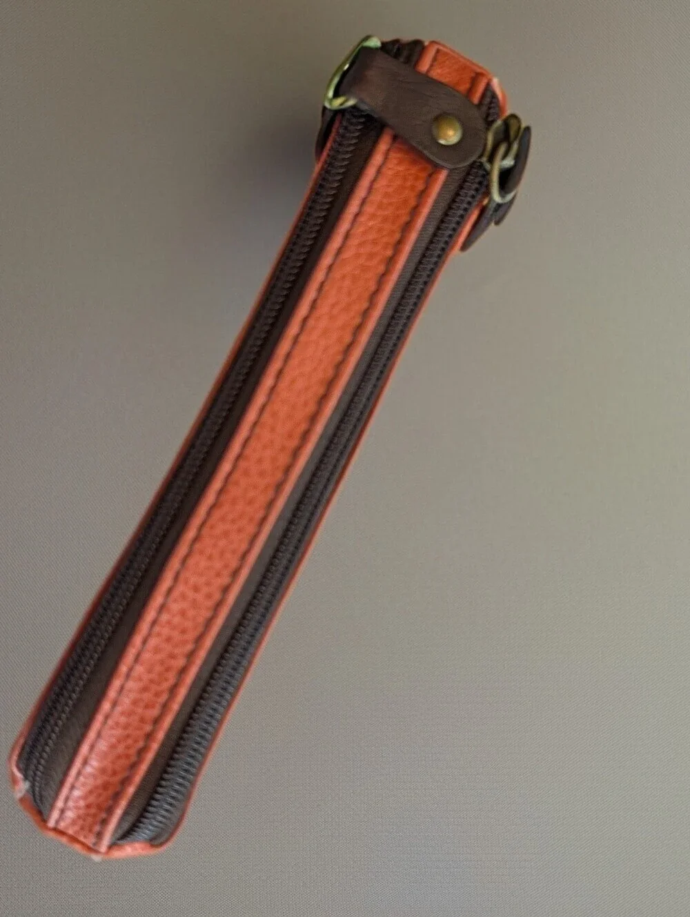 NWOT MaggiB Patent Leather Belt Bag & Eyeglasses Holder in Coral